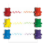 Cuddly Cubs Bear Finger Crayons - Set of 6