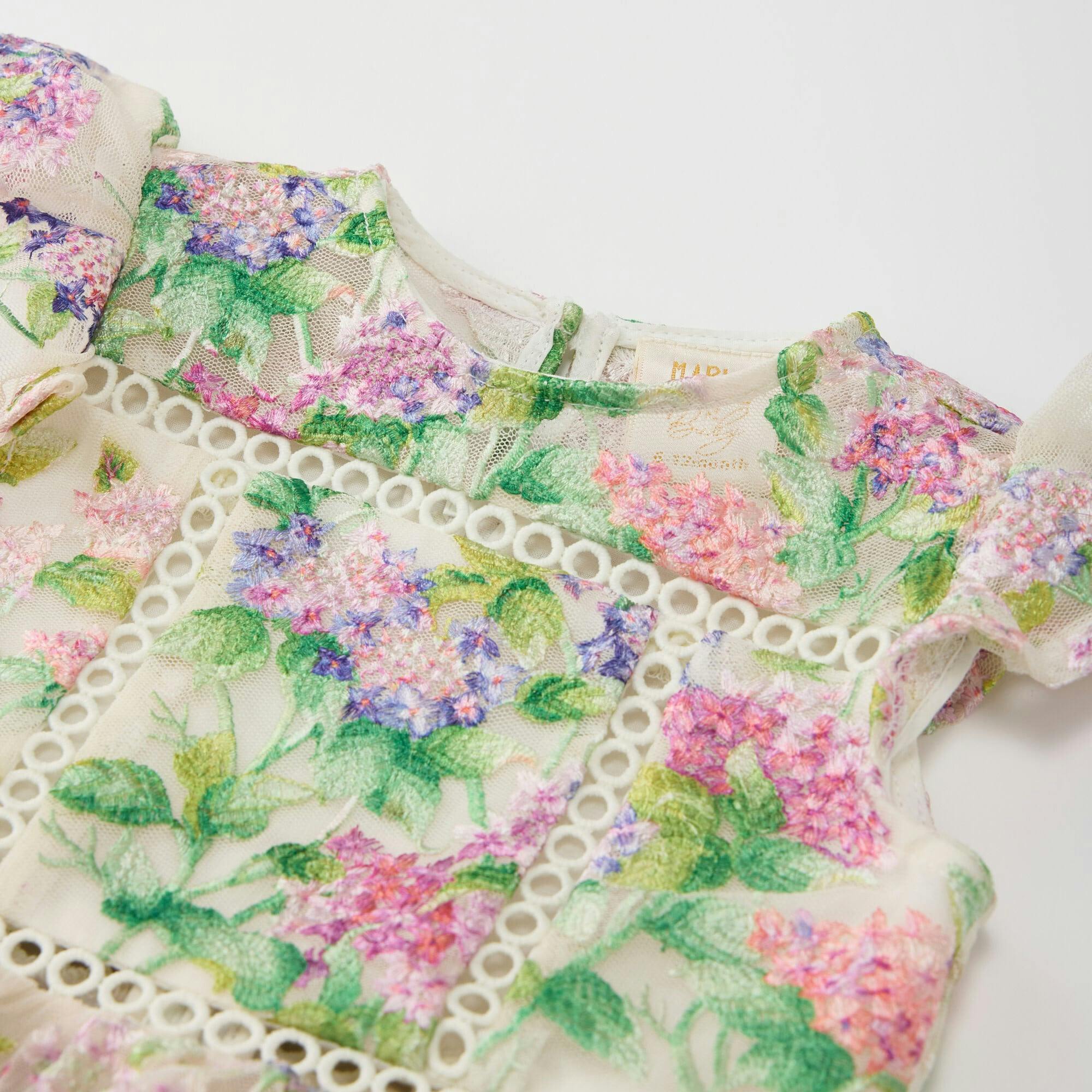 Clementine Embroidered Mini Dress (Baby)