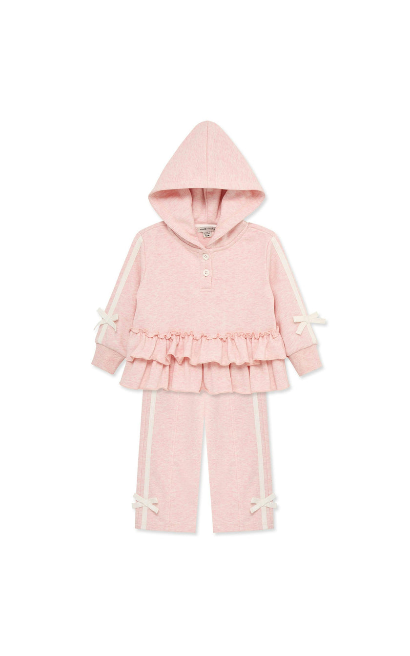 Ruffle Peplum Hoodie Pant Set (12-24M)