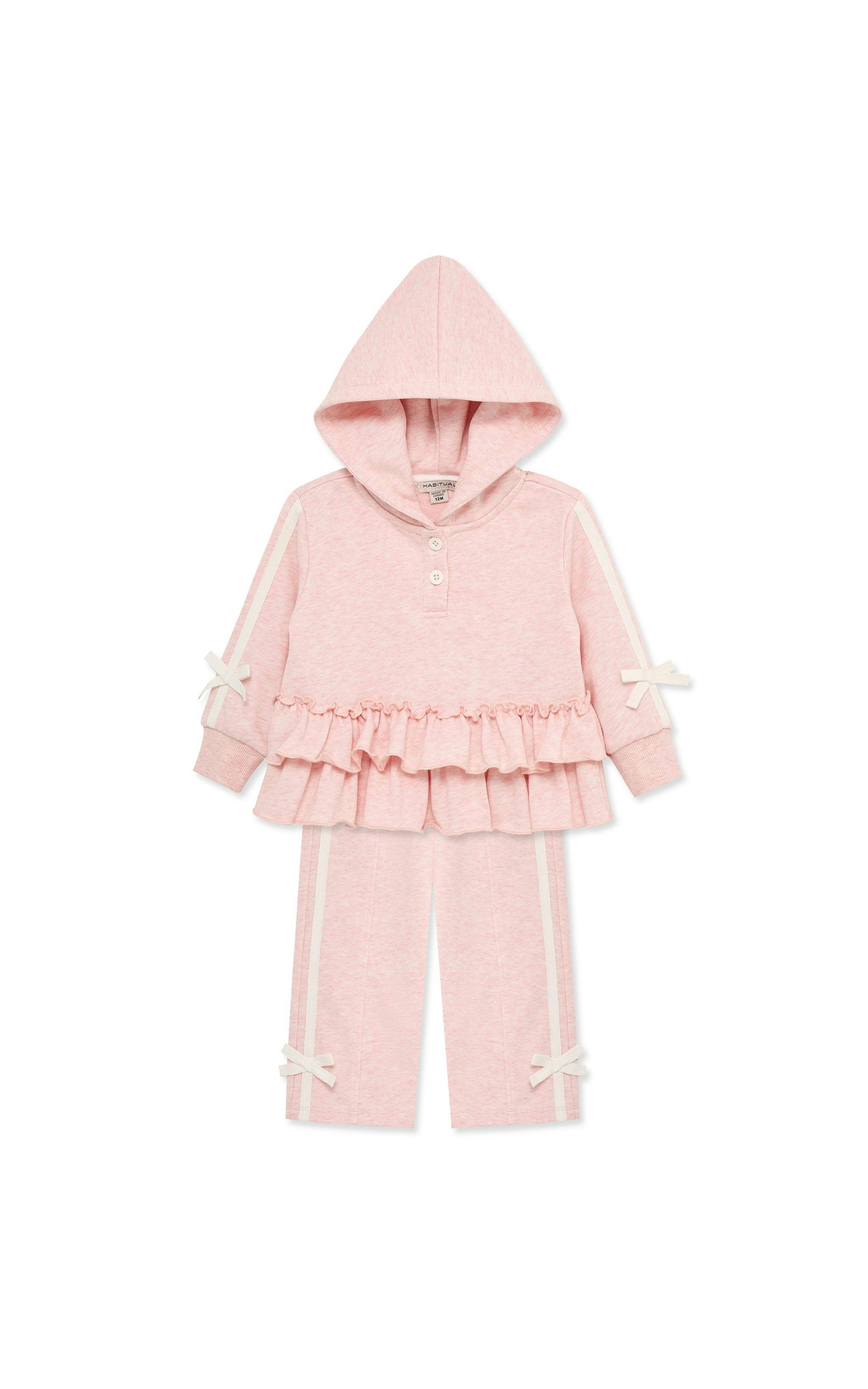 Ruffle Peplum Hoodie Pant Set (12-24M)