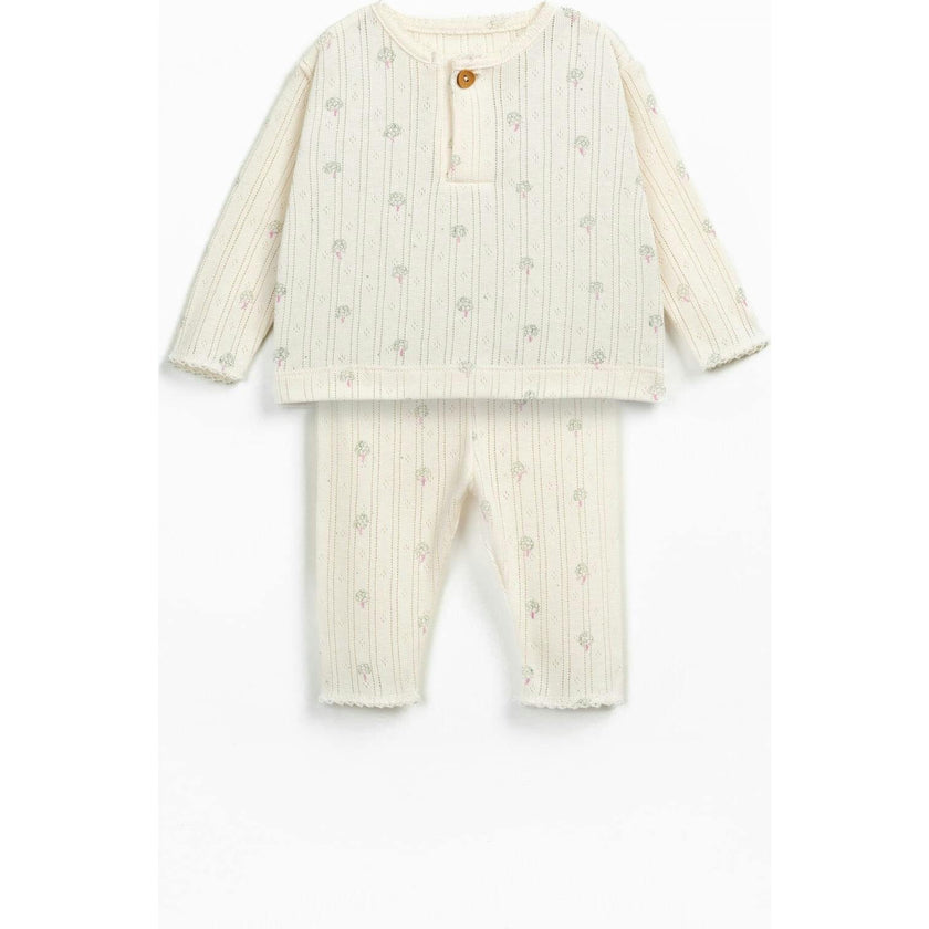 Knit Pointelle Baby Set