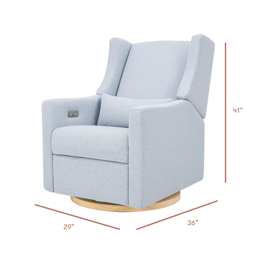 Babyletto Kiwi Electronic Recliner and Swivel Glider with USB port