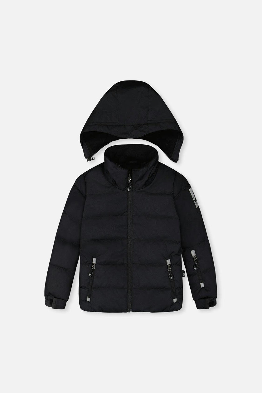 Two Piece Play Snowsuit Black With Black Pants