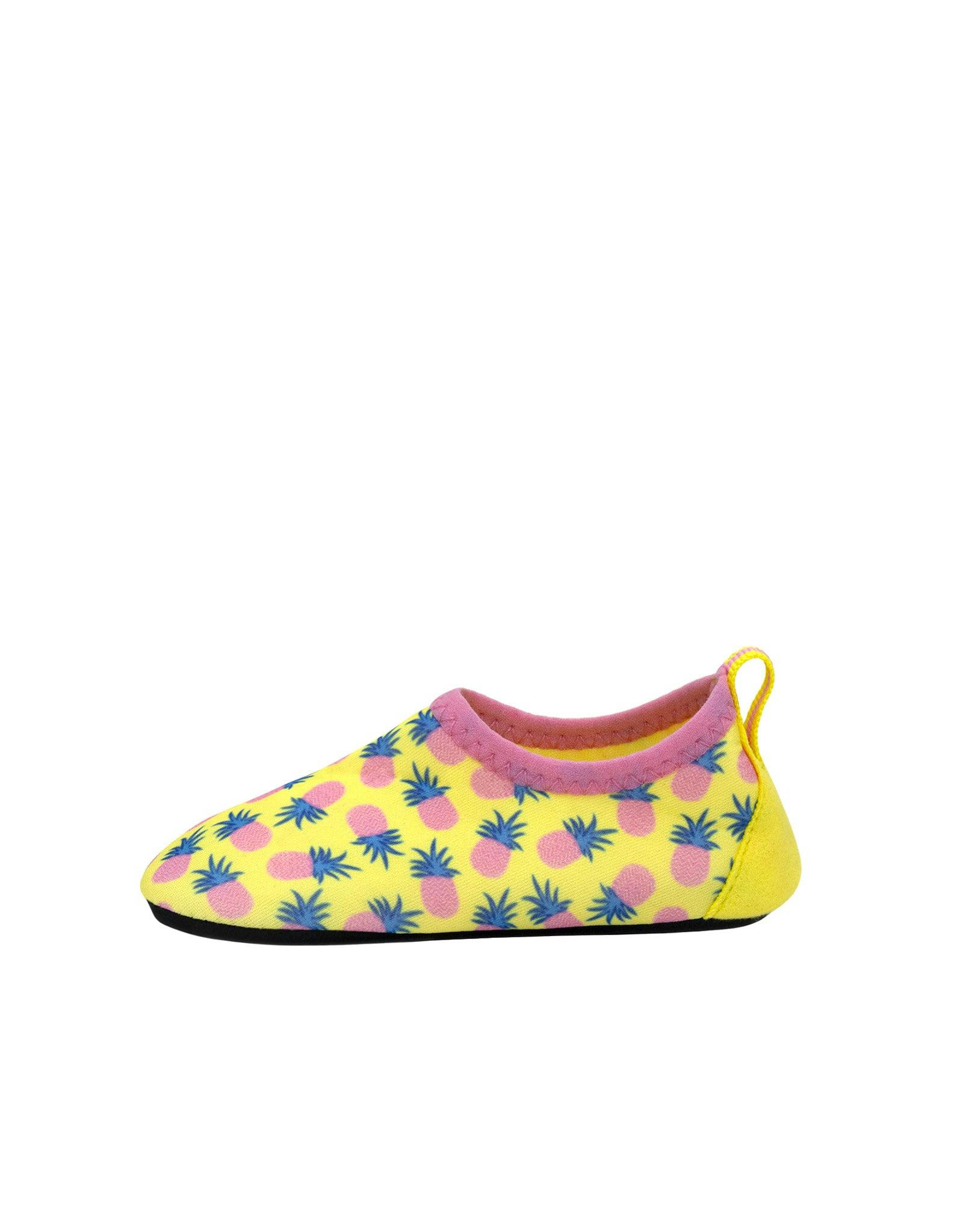 Pineapple Crush Aqua Shoes in Yellow
