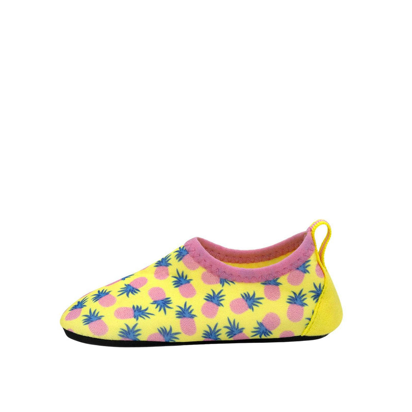 Pineapple Crush Aqua Shoes in Yellow