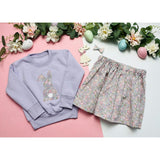 Liberty of London Girls Elasticated Skirt - Michelle pink