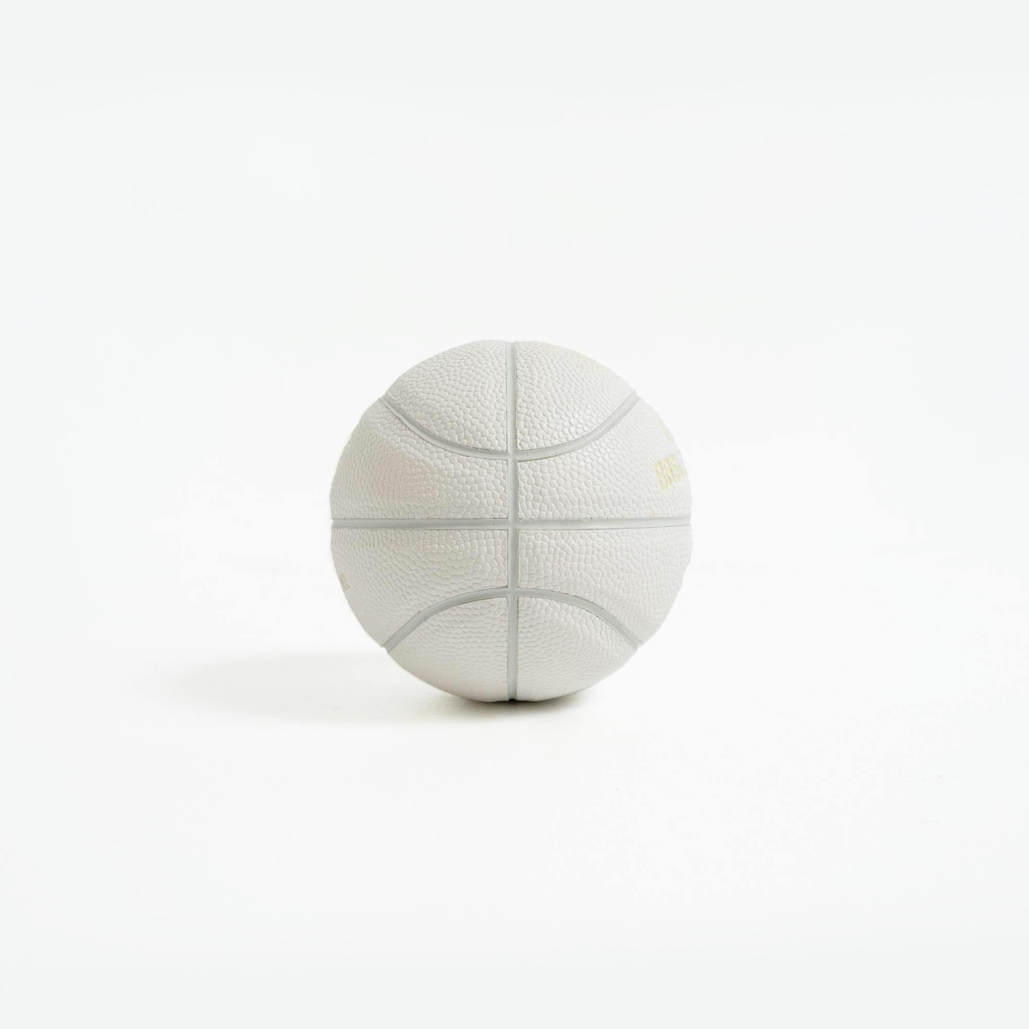 Mini White Worldwide Basketball