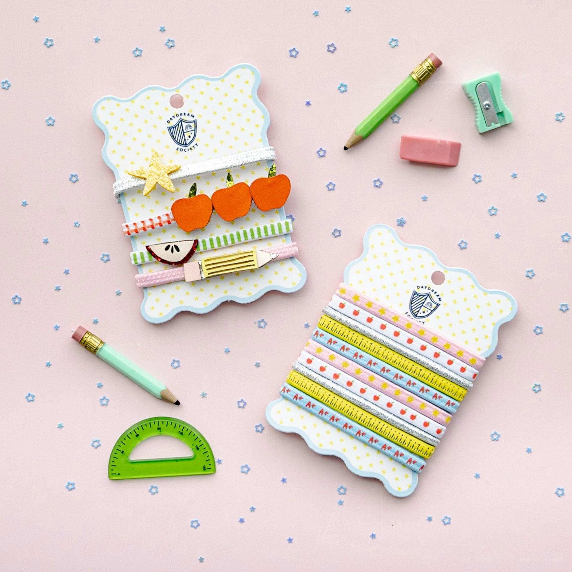 Smarty Pants Printed Pack of 10 Hair Tie Set