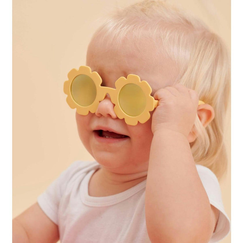 Sun Ray Flower | Yellow Polarized Mirrored Lenses