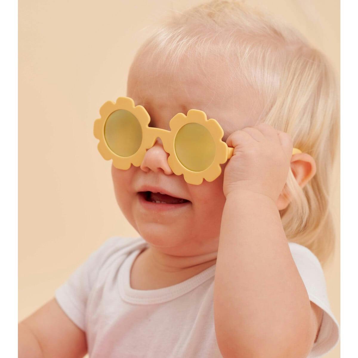 Sun Ray Flower | Yellow Polarized Mirrored Lenses