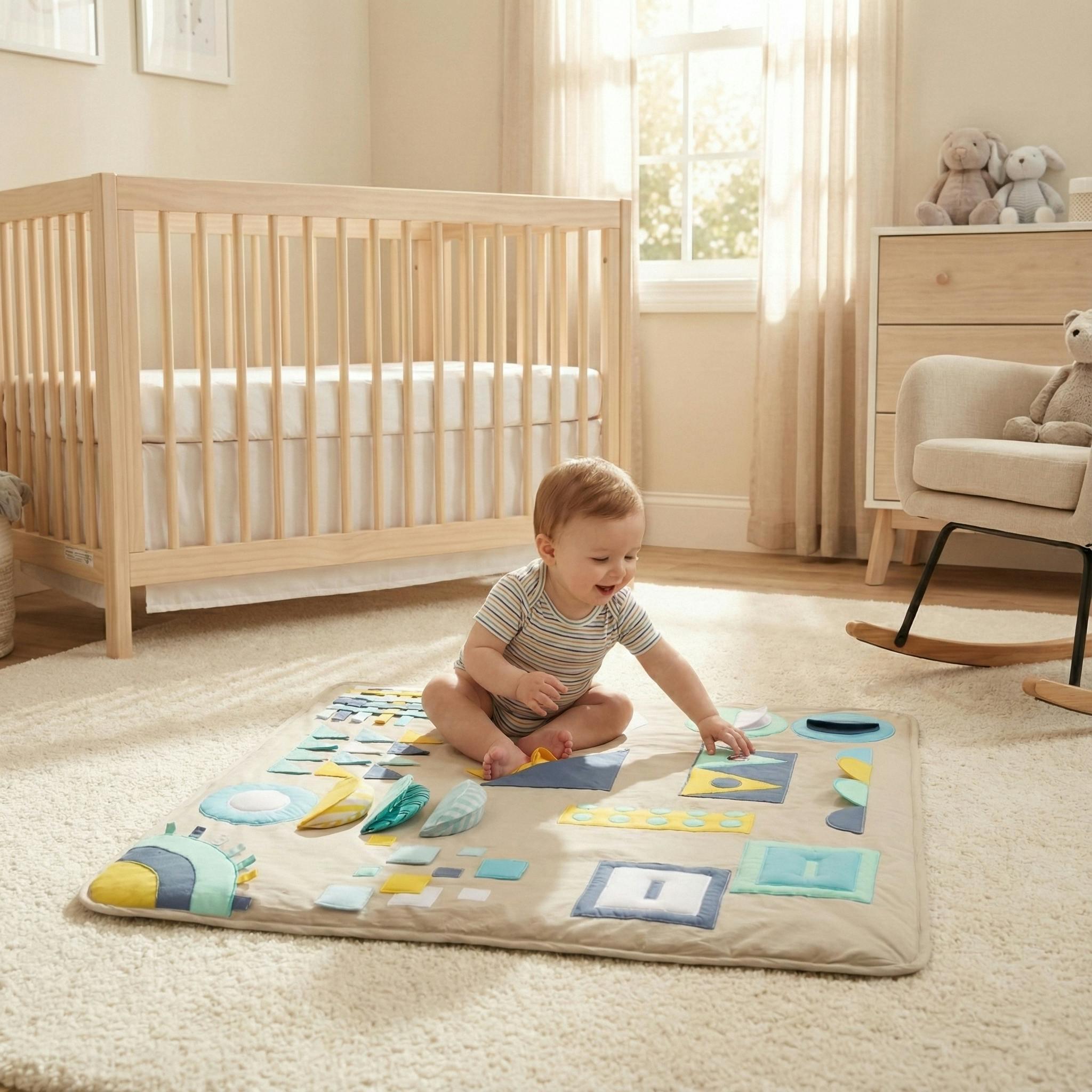 Neo Eometric Shapes Play Mat