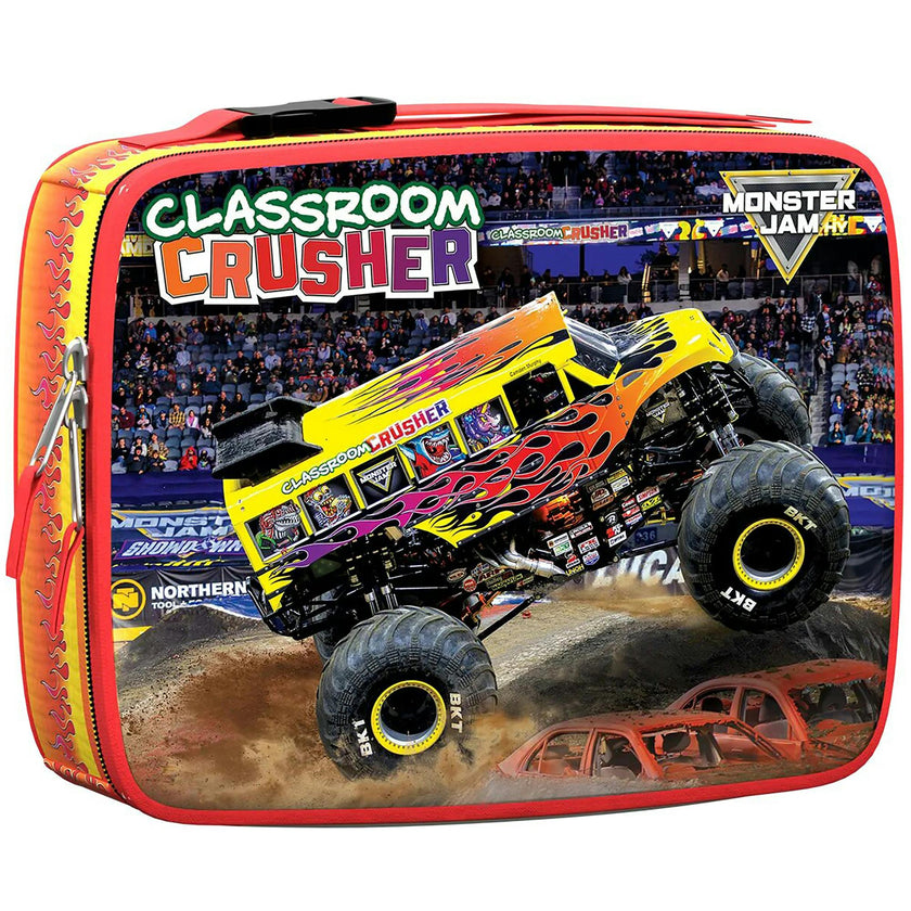 Monster Jam: Lunch Bag & 100pc Puzzle - Classroom Crusher