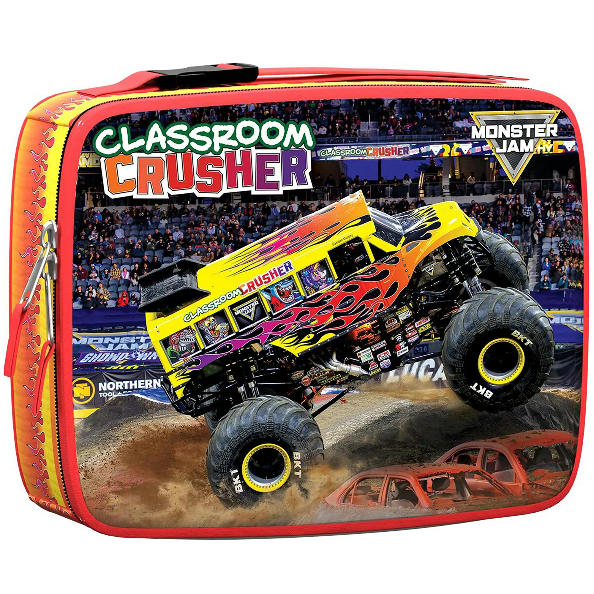 Monster Jam: Lunch Bag & 100pc Puzzle - Classroom Crusher