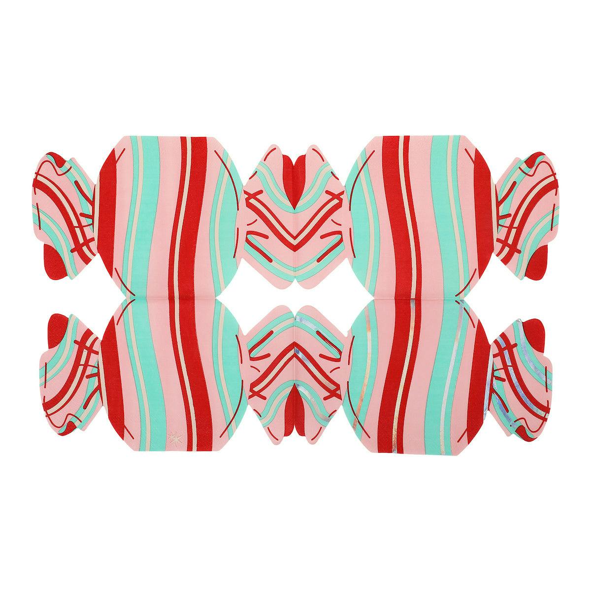 Packed Party Valentine Candy Shaped Napkins (20 count)