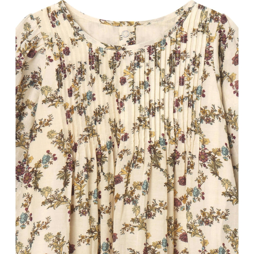 Charlotte Dress in Harvest Toile