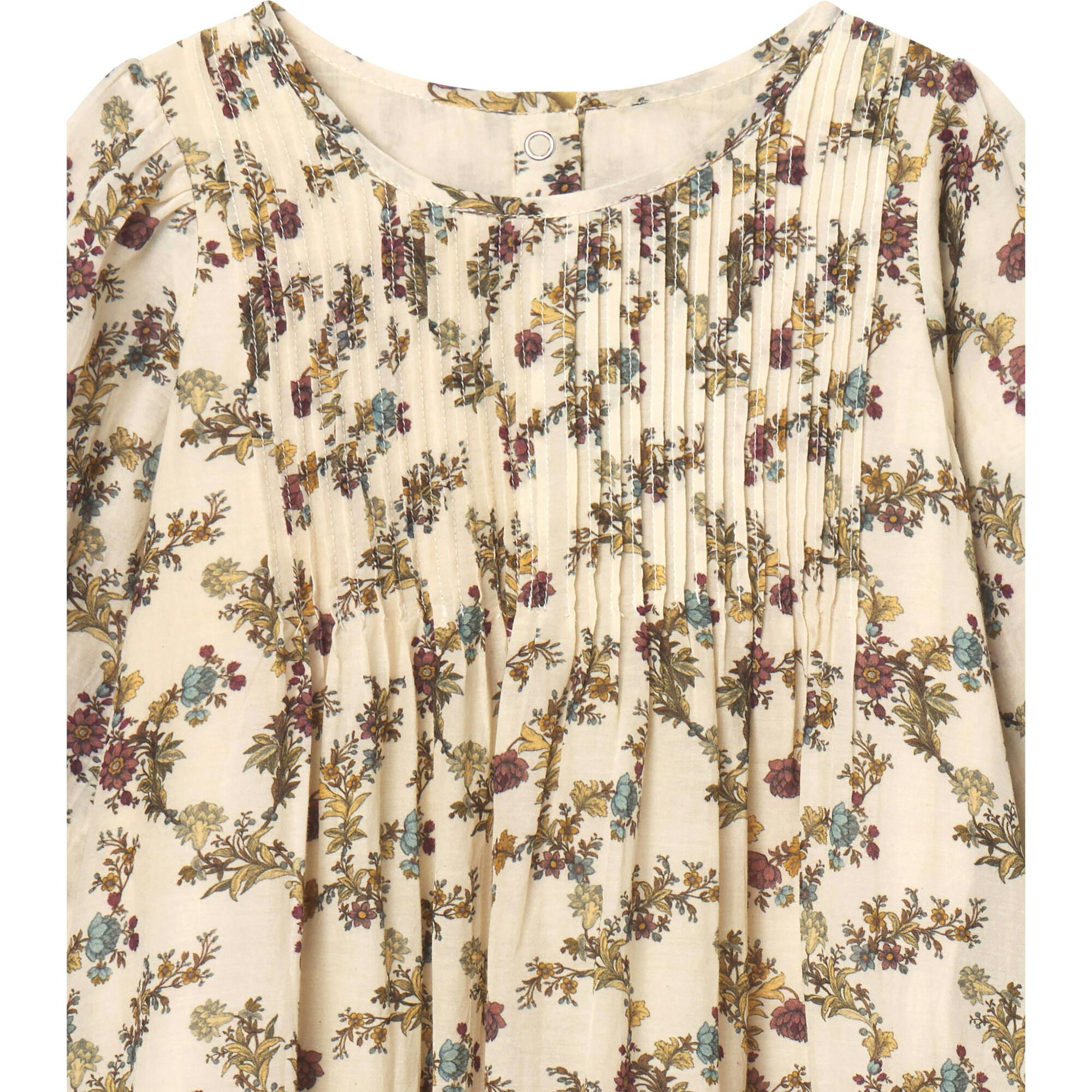 Charlotte Dress in Harvest Toile