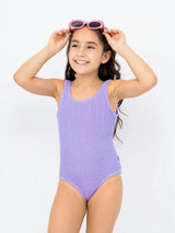 Ester Crinkle One Piece Swimsuit - Amethyst