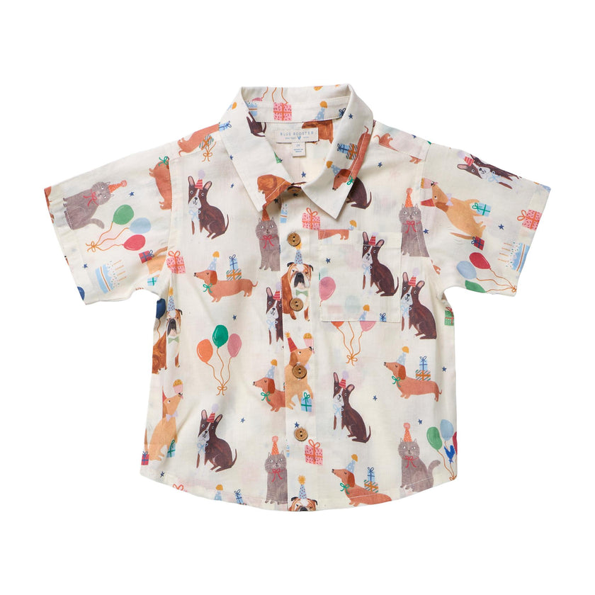 Baby  Boys Jack Shirt - Party Pets