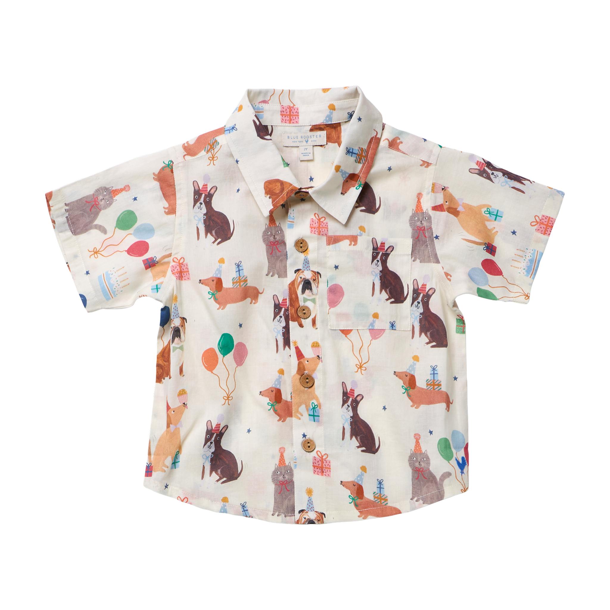 Baby  Boys Jack Shirt - Party Pets