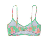 Women'S Sustainable Spaghetti Strap Smocked Bikini Top