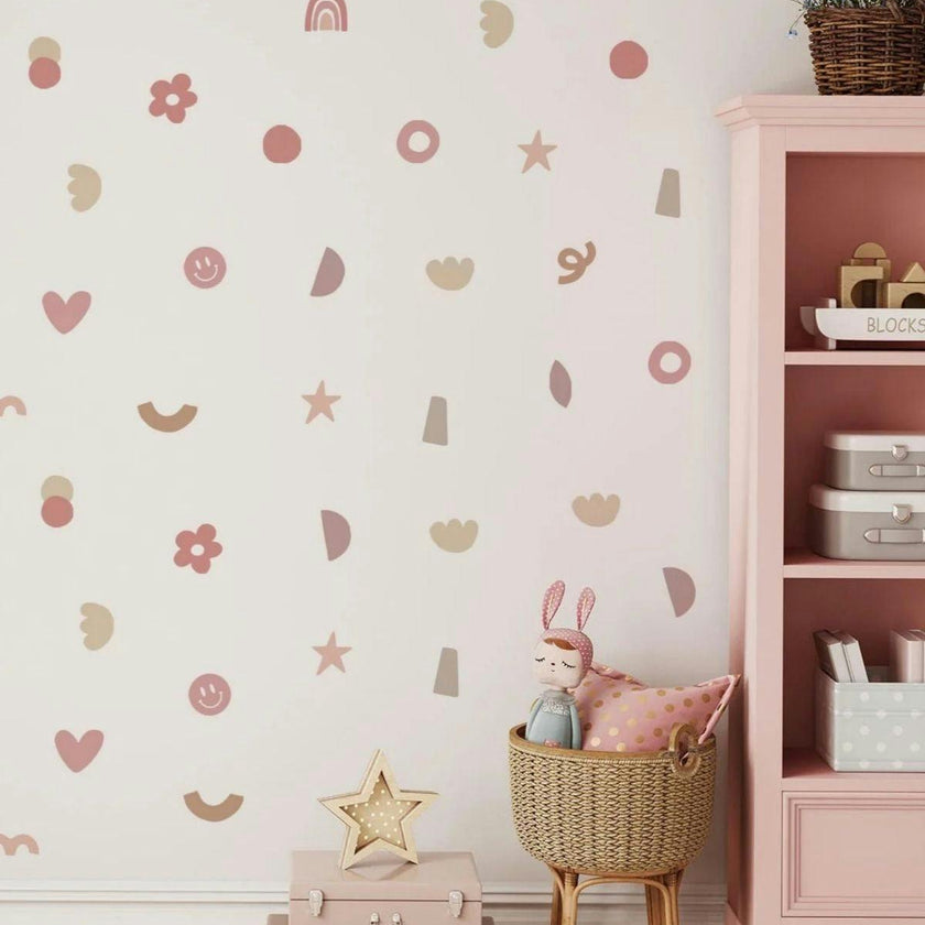 Peel & Stick Fabric Wall Stickers