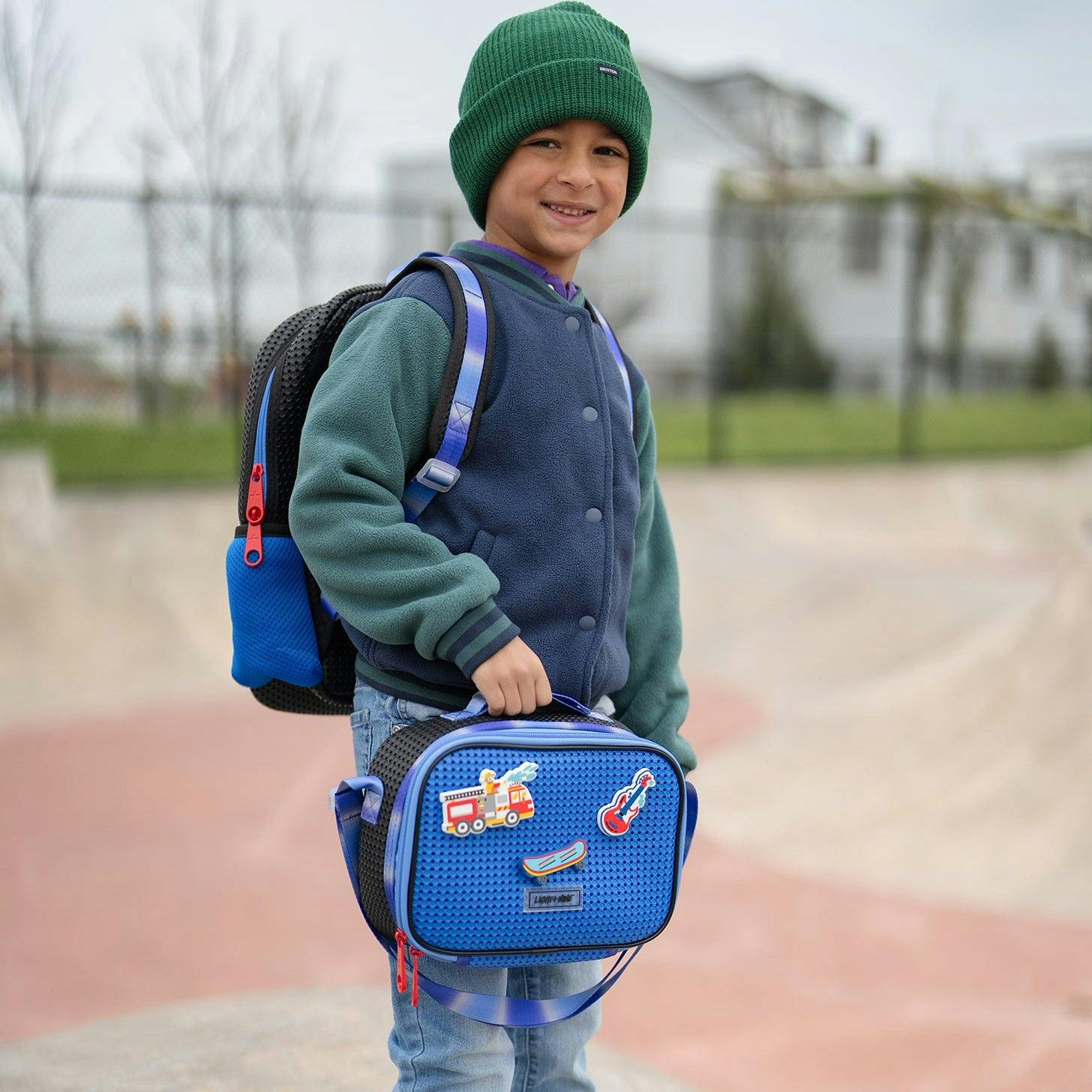 Insulated Lunch Tote Blue Bird