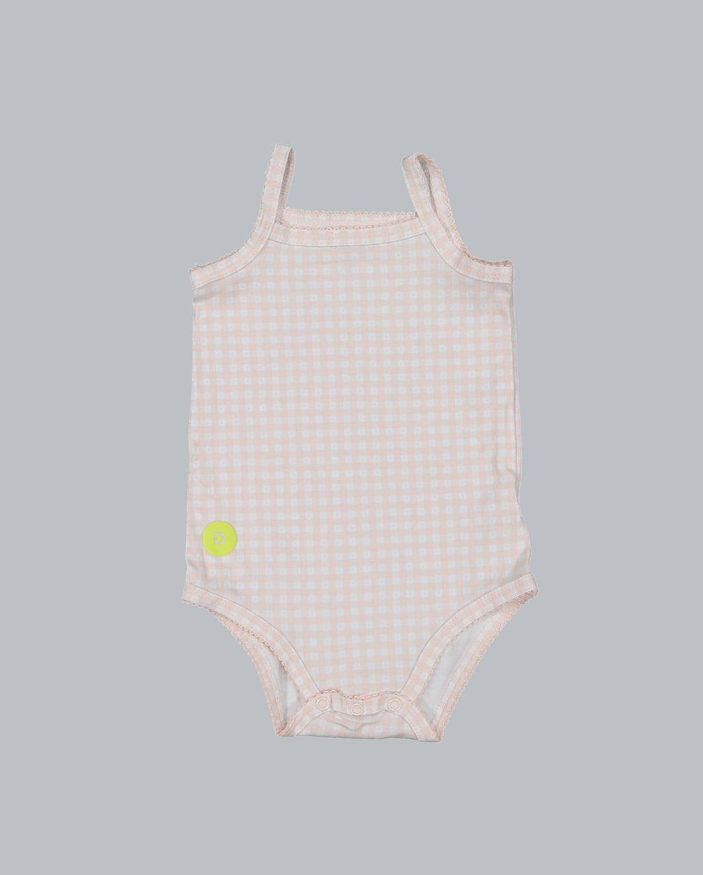 Baby Girl Sleeveless 4pc Onesie Set