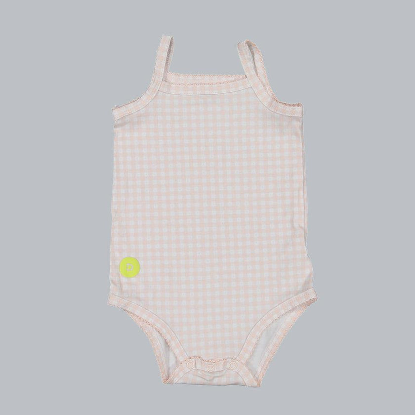 Baby Girl Sleeveless 4pc Onesie Set