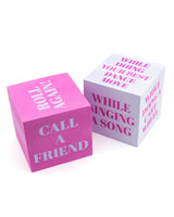 Packed Party Jumbo Foam Yard Party Dice Set of 2 - Oversized 5.81 Inch Six-Sided Prompt Dice for Game Night, Parties, and Family Gatherings