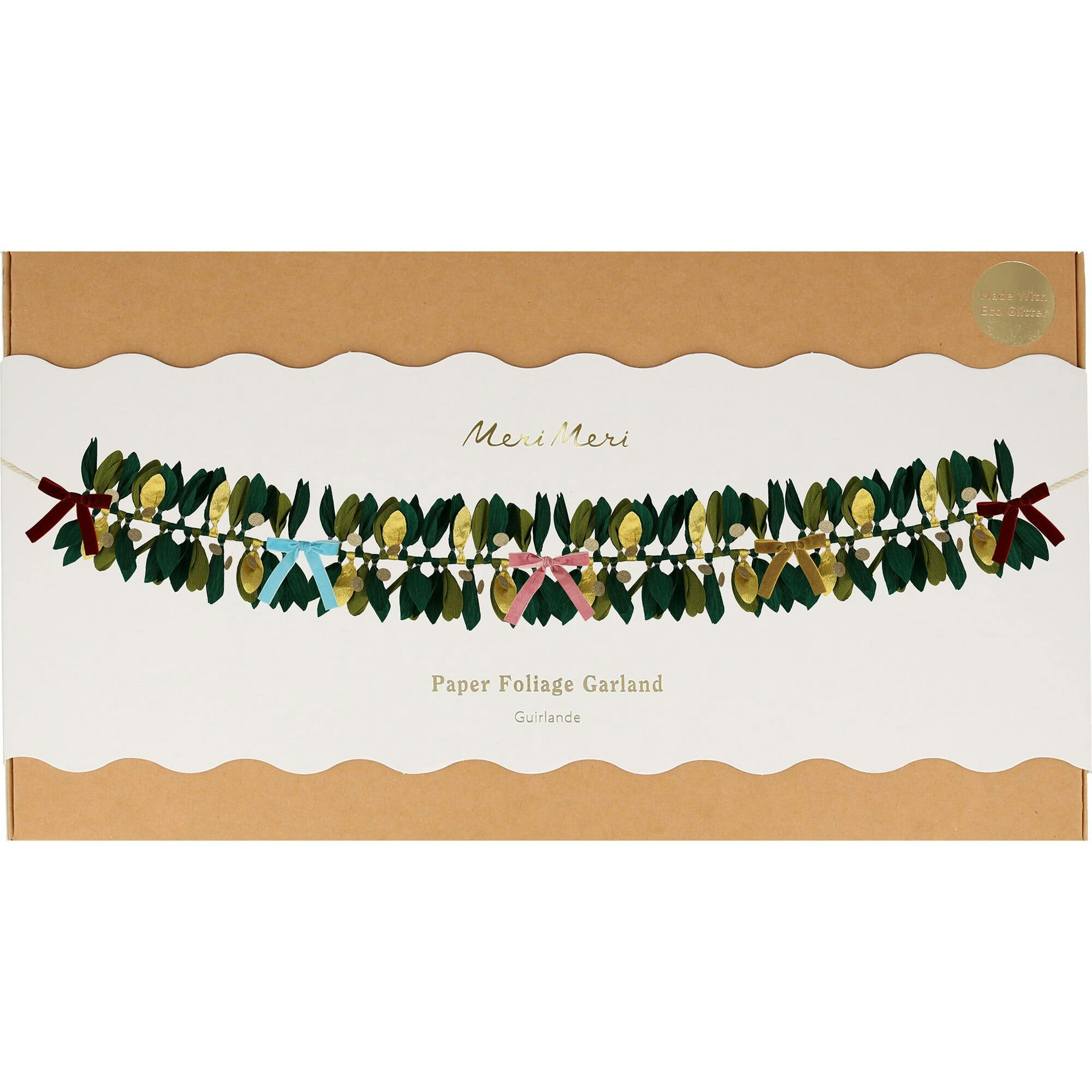 Paper Festive Foliage Garland