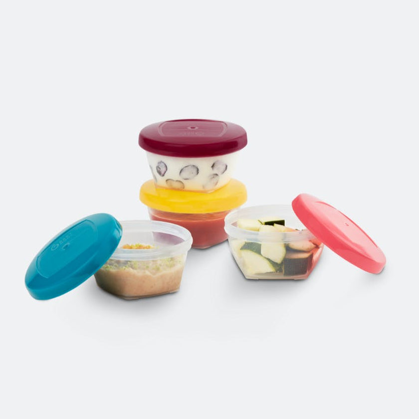 Babymoov Leakproof Baby Food Storage Containers (Airtight Meal Prep Bowls)