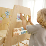 Avenlur Cherry 5-in-1 Wooden Indoor Climber – Montessori Play Gym for Toddlers & Kids