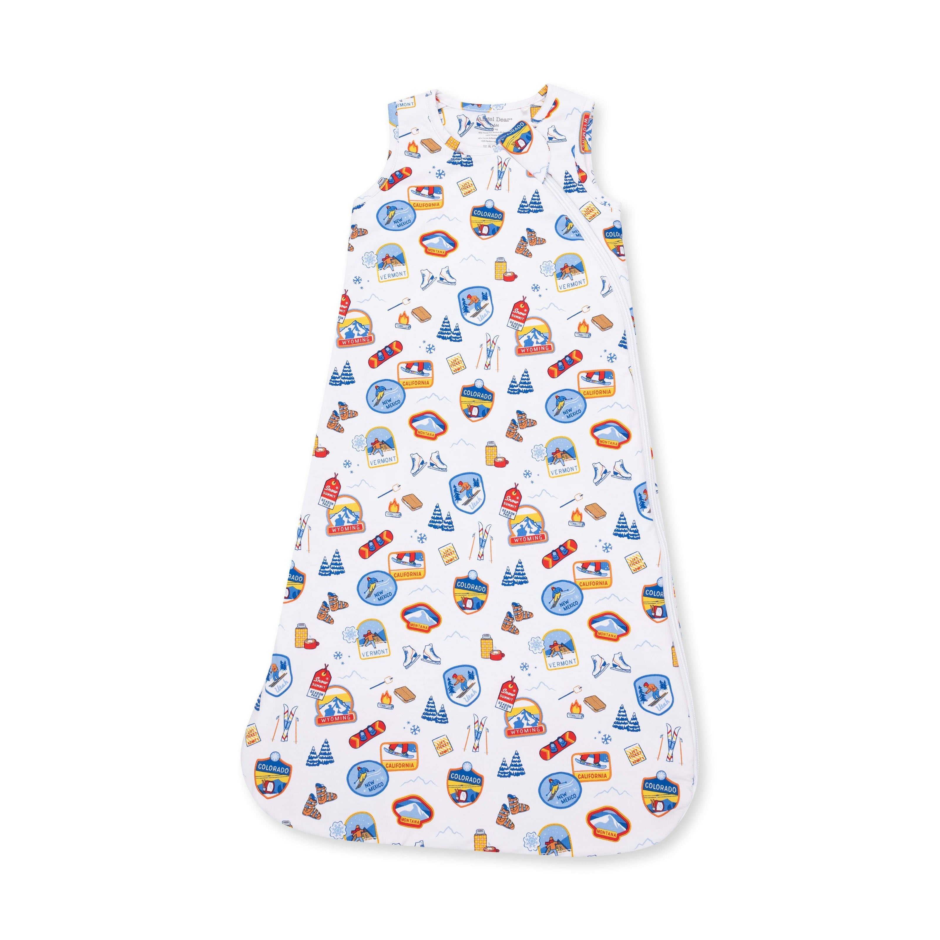 Vintage Ski Patches - Sleep Bag