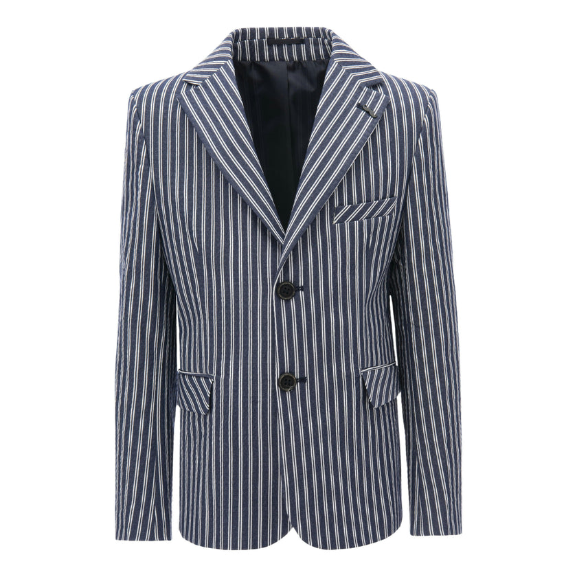 Navy Double Striped Blazer