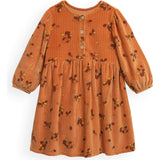 Allover Garden Velvet Dress