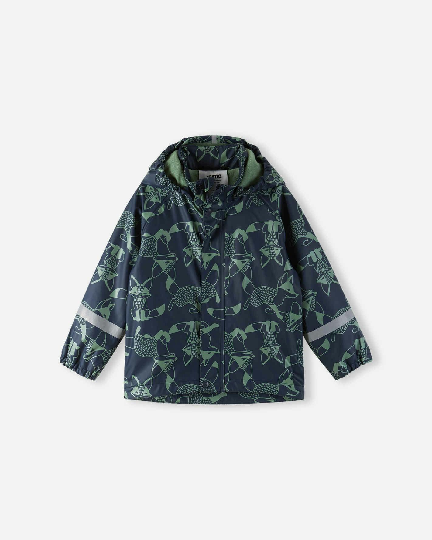 Koski - Fleece-Lined Rubber Rain Jacket