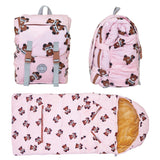 Sleep-N-Pack™ – Little Kid Size | Cozy Mink Collection: Teddy Bears