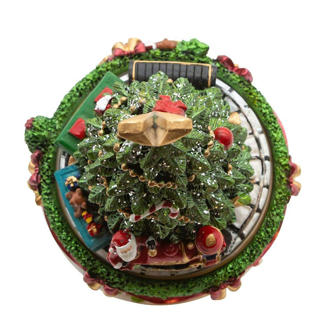 Kurt Adler 6-Inch Christmas Tree Revolving Music Box
