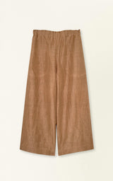 Mirth Pant in Brownie Linen