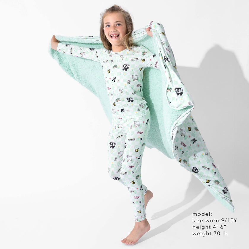 Minecraft Sleep Repeat Kids Pajamas