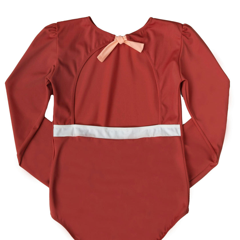 Jemima Surf Suit in Terracotta Peachpink