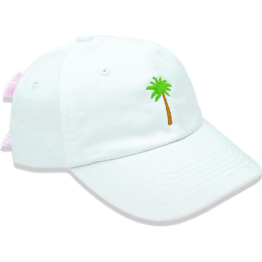 Women's Palm Tree Bow Baseball Hat