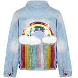 Crystal Rain Denim Jacket – Teen/Women