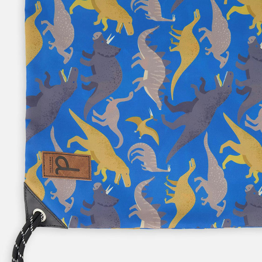 Little Boy Dinosaur Playful Lightweight Durable Drawstring Bag