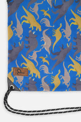 Little Boy Dinosaur Playful Lightweight Durable Drawstring Bag