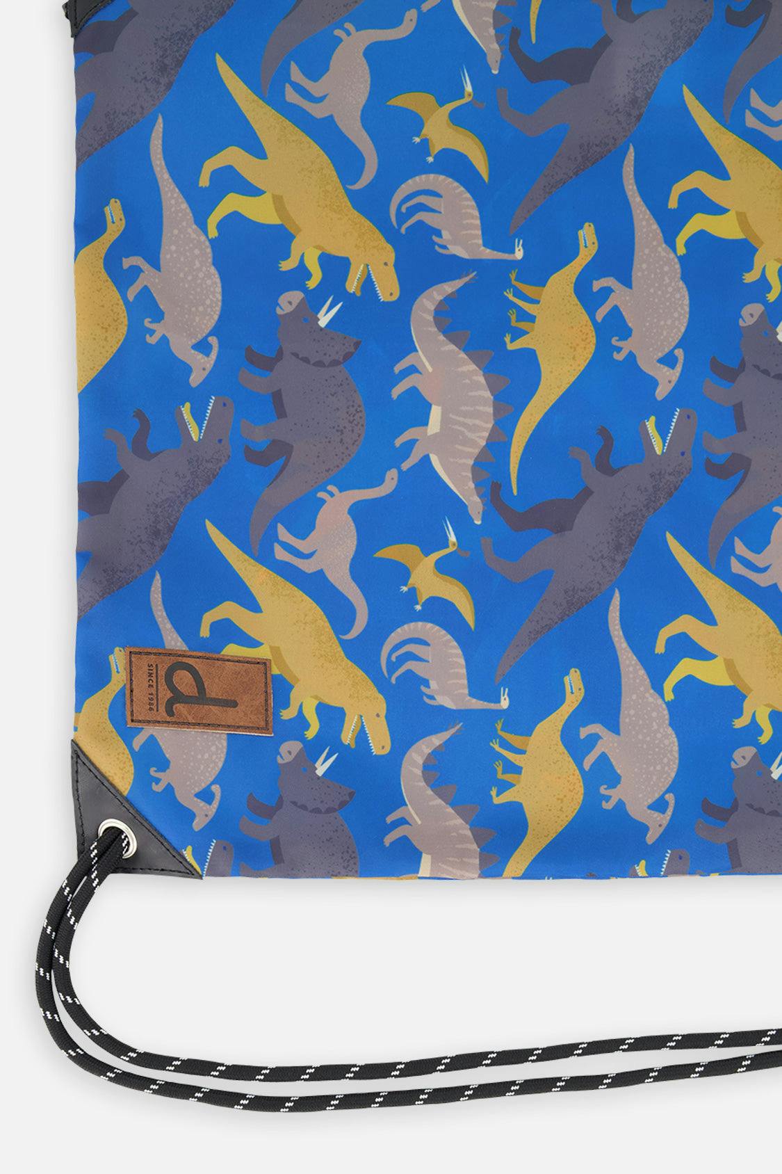 Little Boy Dinosaur Playful Lightweight Durable Drawstring Bag