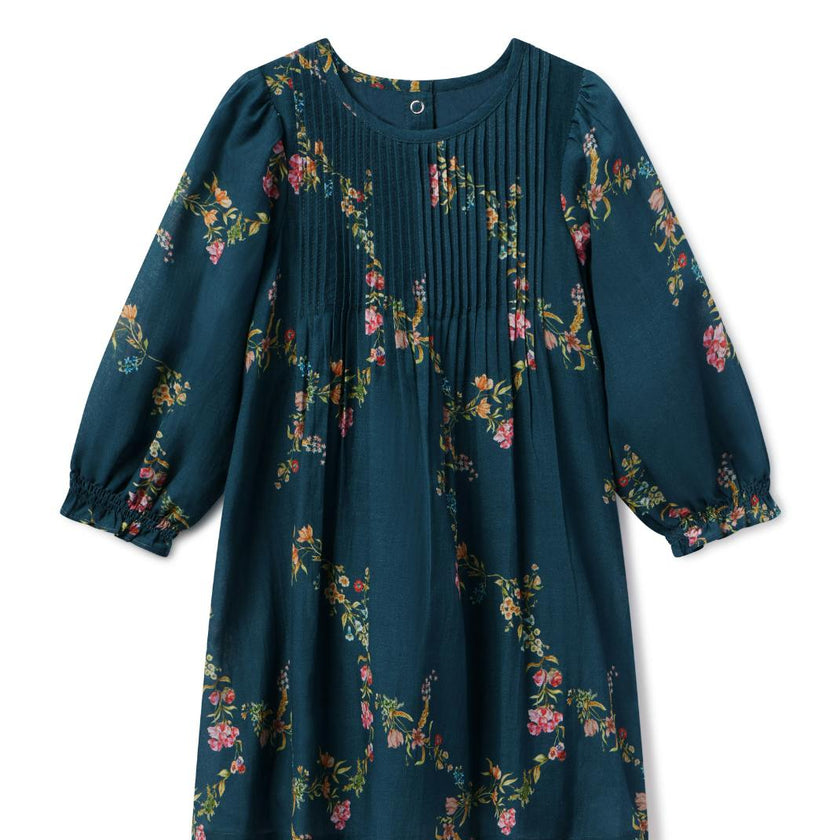 Charlotte Dress in Midnight Garden