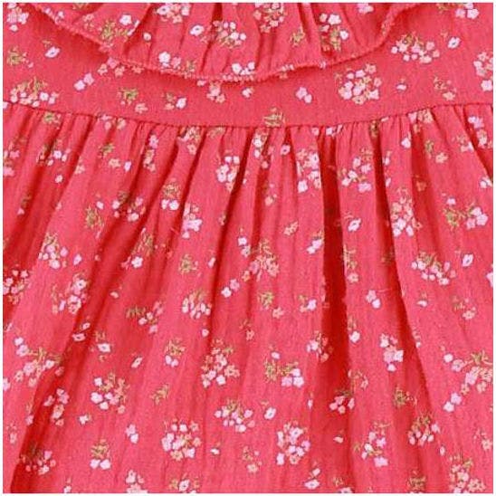 Infant Girls’ Hot Pink  Floral Dress, Pink