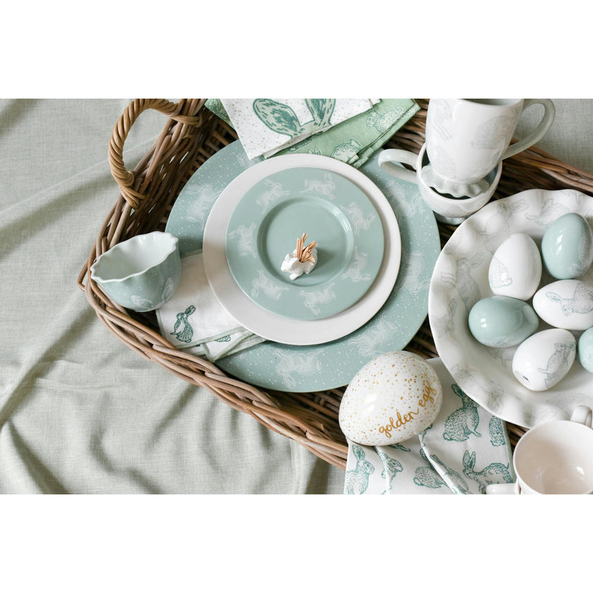 Speckled Round Platter