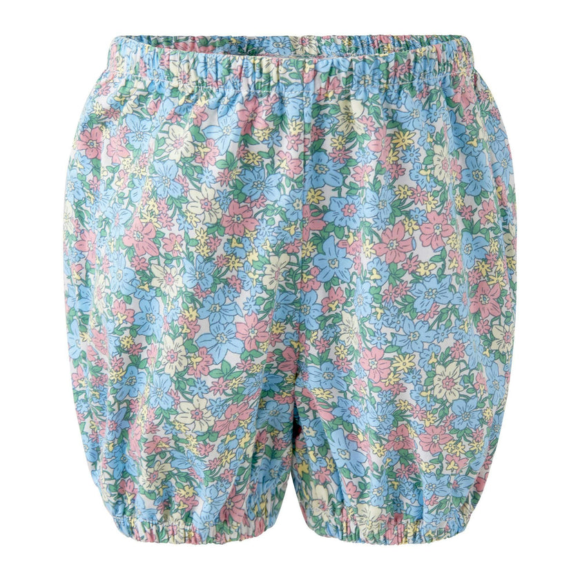Floral Geometric Smocked Dress & Bloomers